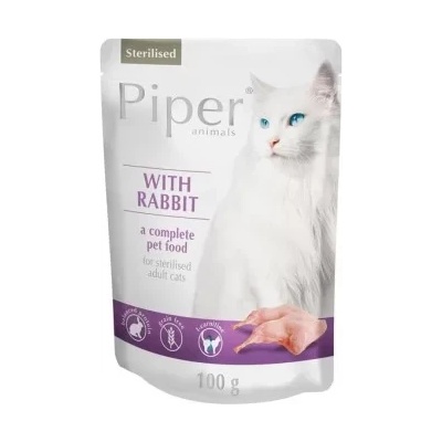 Dolina Noteci Cat Sterilised - пауч за кастрирани котки със заек - 100гр