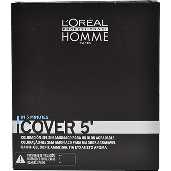 L'Oréal Homme Cover 5 barva na vlasy No. 7 MittelBlond Color Gel Ammoniak-Free 3 x 50 ml