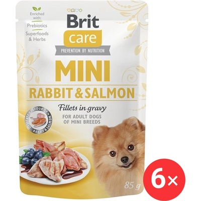 Brit Care Mini Rabbit & Salmon 6 x 85 g
