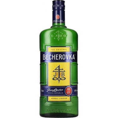 Becherovka 38% 1 l (čistá fľaša)