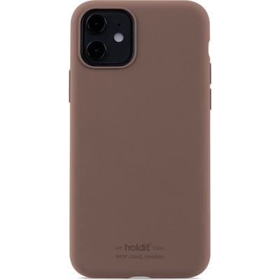 Holdit Гръб Holdit Silicone Case за iPhone 11/XR - Dark Brown