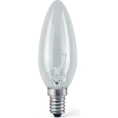TESLA MP žárovka TES-LAMP 40W/230V E14 svíčková čirá