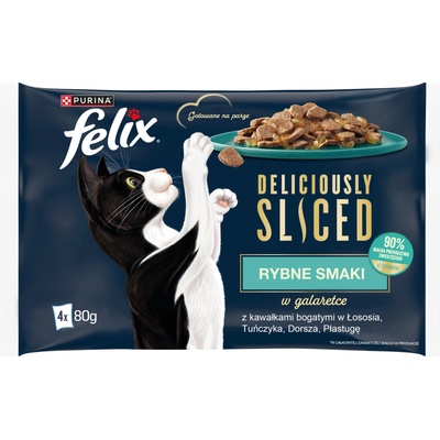 Felix Deliciously sliced vrecko mp fish selection 4x80 g