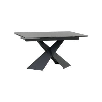 Carmen Разтегателна трапезна маса dabki - сиво - черно