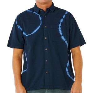 Rip Curl Мъжка риза с копчета Rip Curl Pacific Rinse S/S Shirt - Dark Navy (033-3084-0213)