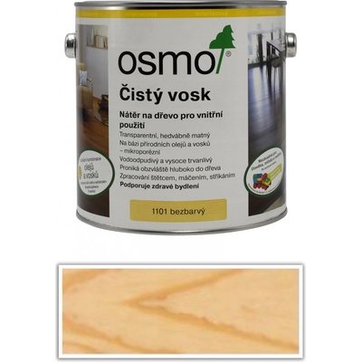 Osmo 1101 Čistý vosk na dřevo 2,5 l Bezbarvý – Hledejceny.cz
