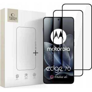Tech-Protect GLASS FIT+ 2-БРОЯ закалено защитно стъкло за Motorola Edge 70 5G черно (5906302323531)