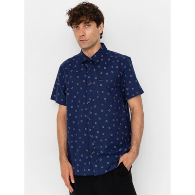 Brixton Charter Print (midnight blue geo)