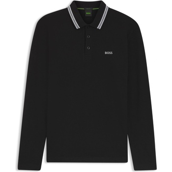 Boss Мъжка блуза с яка Boss Plisy 10266738 01 Polo Shirt Mens - Black 001