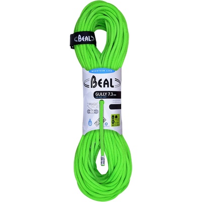 Beal Полувъже Beal Gully 7, 3 Half rope - Green - размер 50 m (309-0061-0111)