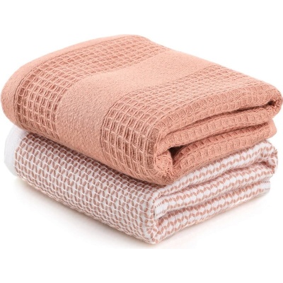 Foutastic Betty ručník růžová oranžová 40 x 60 cm 2 ks