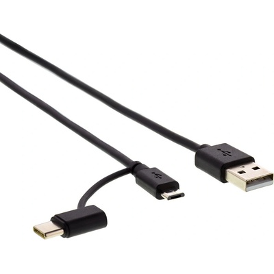 Sencor SCO 522-015 BK USB A/M-Micro B/C