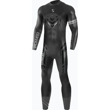Synergy Мъжки гащеризон за триатлон Synergy Hybrid EFX4 Full Sleeve Triathlon black