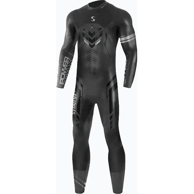 Synergy Мъжки гащеризон за триатлон Synergy Hybrid EFX4 Full Sleeve Triathlon black