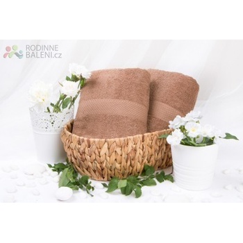 XPOSE Froté osuška VERONA - hnedá 70x140 cm