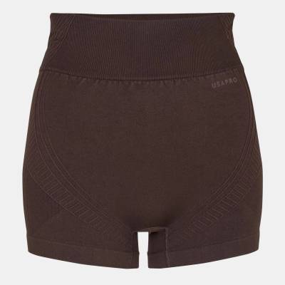 USA Pro Дамски къси панталони USA Pro USAP Seamless 3 Inch Shorts Womens - Espresso