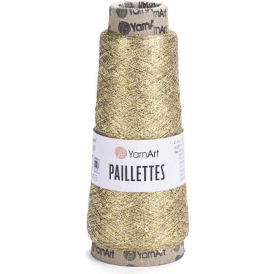 YarnArt Paillettes 8002 - zlatá