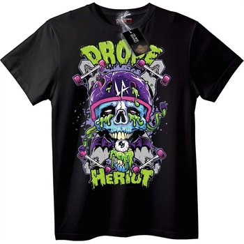 NOONEBRAND Тениска Drome Heriot Череп - M, White