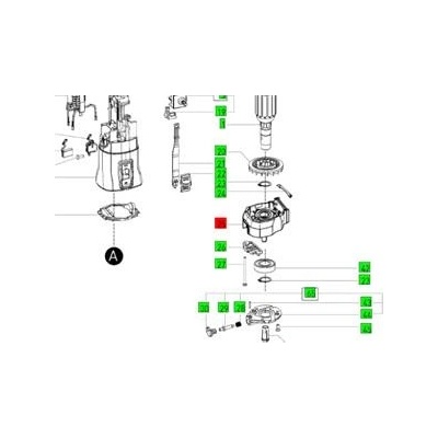 Festool Rotační příruba OFK 700 EQ (495094) náhradní díl