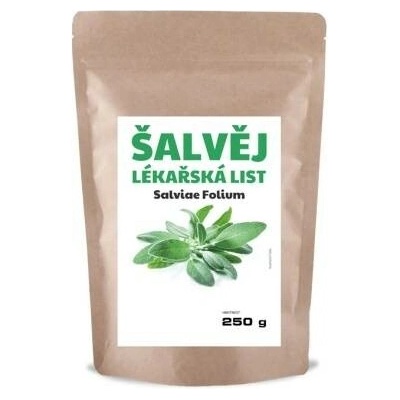 VALKNUT Šalvěj Lékařská Salviae Folium list řezaný 250 g