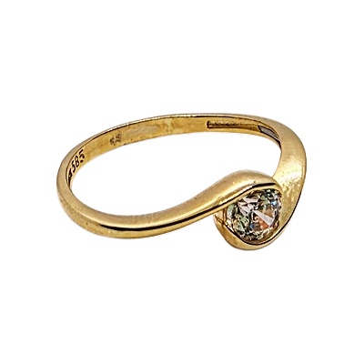 VipGold Златен годежен пръстен 2.23 гр (pr055)