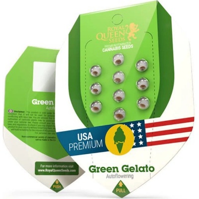 Royal Queen Seeds Green Gelato AUTO semienka neobsahujú THC 10 ks