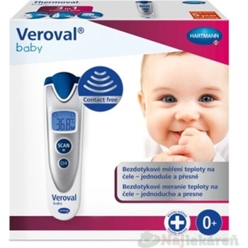 Vevoral Baby bezdotykový infračervený teplomer strieborný