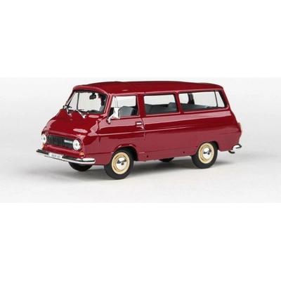 Abrex Škoda 1203 mikrobus 1974 červená 143ABS 705BC 1:43
