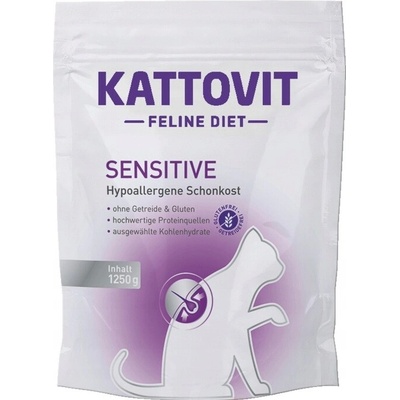 KATTOVIT Sensitive Suché Krmivo pro kočky s alergiemi a intolerancemi 1,250 g