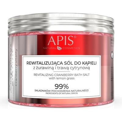Apis Natural Cosmetics Watermelon Refreshment soľ do kúpeľa 650 g
