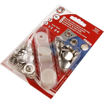 Prima-obchod Kovové druky Ø15 mm nikl nikl 1karta – Hledejceny.cz