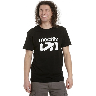 Meatfly tričko Podium Black