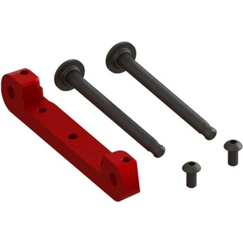 Arrma предна горна стойка на ос, CNC алуминий, червена