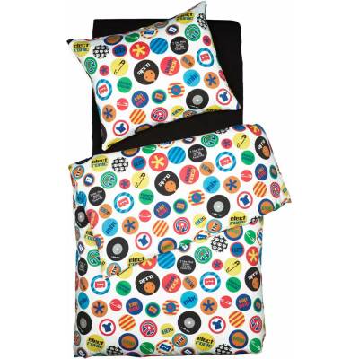 SCANquilt Obliečky KLASIK DESIGN music farebná 140x200 70x90