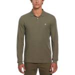 Original Penguin Блуза с яка Original Penguin Men's Long-Sleeve Pique Polo Shirt - Dusty Olive