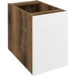SAPHO Wave - Долен шкаф 30x45x48 см, P/L, бяло/дъб Колингууд WA030-3019 (WA030-3019)
