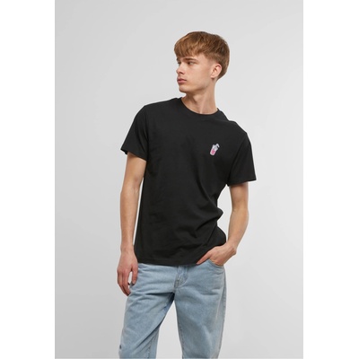 Mister Tee Тениска Good Vibes Drink Tee EMB black XXLUB-MT2713-00007 - Тъмносив, размер XS