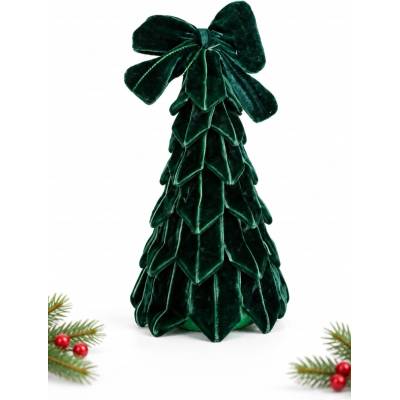 INA Vianočná guľa zdobená – Vianočný stromček, 15 cm, 4 ks