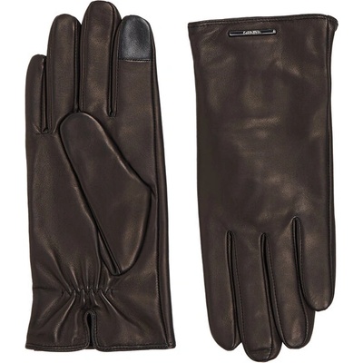 Calvin Klein Мъжки ръкавици Calvin Klein Modern Bar Leather Gloves K50K511017 Ck Black BAX (Modern Bar Leather Gloves K50K511017)