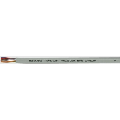 Helu 18007-1000 dátový kábel LiYY 8 x 0.14 mm² sivá 1000 m