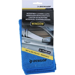  Микрофибърна кърпа за почистване на стъкла 35x35 cm - 250 gsm, DUNLOP