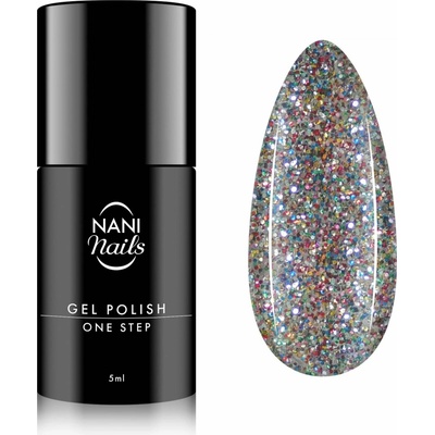 NANI gél lak One Step Glitter Disco 5 ml