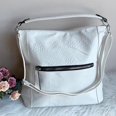 Бяла Дамска Чанта - Модел 981