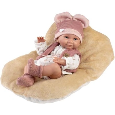 Llorens 73816 NEW BORN МОМИЧЕ - реалистична кукла бебе с цяло винилово тяло - 40 см