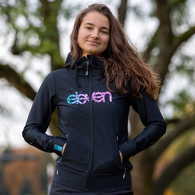 Eleven sportswear dámská mikina Eleven Elsa Eco Envy Black