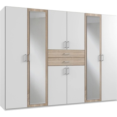Sconto DIVELLE 2 208 x 270 cm biela/dub sagerau