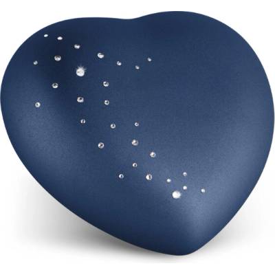 Zvieracia urna Herz Crystal - Navy 0,5l