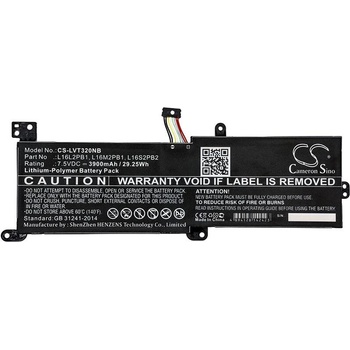 Cameron Sino Батерия за лаптоп LENOVO 130-14AST, IdeaPad 320-15AST, Ideapad 320-17IKB L16C2PB1 LiPo 7.5V 3900mAh CAMERON SINO (CS-LVT320NB)