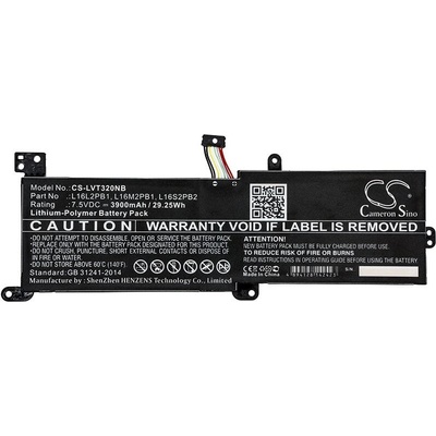 Cameron Sino Батерия за лаптоп LENOVO 130-14AST, IdeaPad 320-15AST, Ideapad 320-17IKB L16C2PB1 LiPo 7.5V 3900mAh CAMERON SINO (CS-LVT320NB)