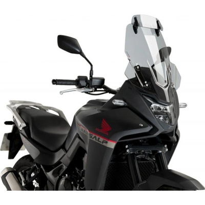 Plexi štít PUIG TOURING s nastavitelným deflektorem 21657H kouřová